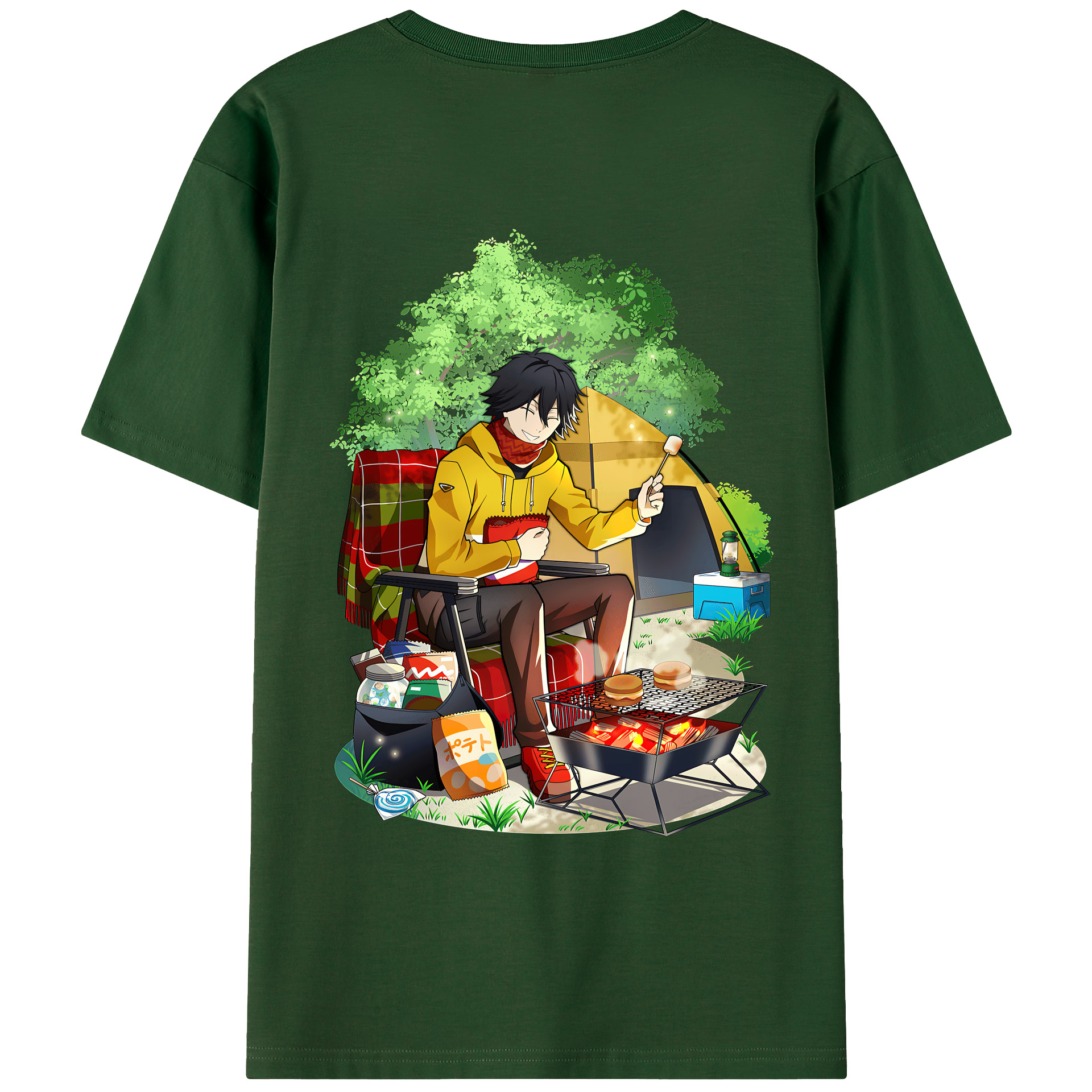 （画像用） 文豪ストレイドッグス Bungo Stray Dogs 綿100％半袖Tシャツ（背面プリント）